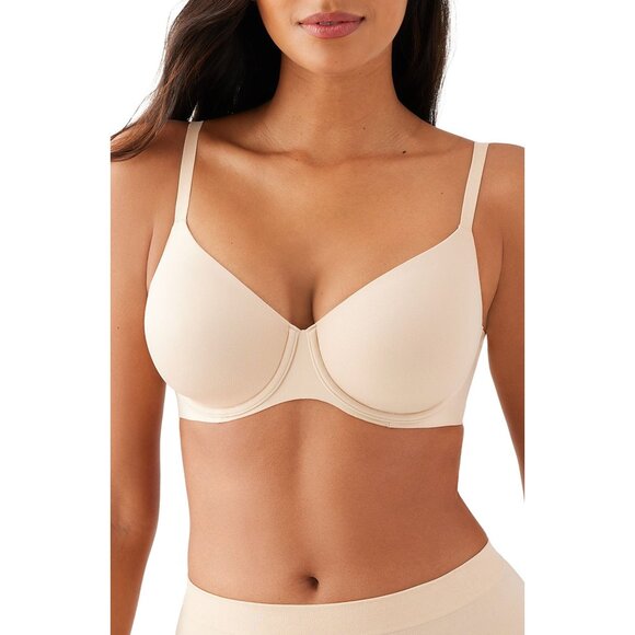 🆕WACOAL Sleek Standard Full Unpadded Underwire Bra 36DD Beige Nude #855451